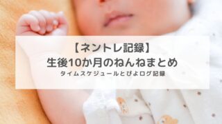 ネントレ10カ月