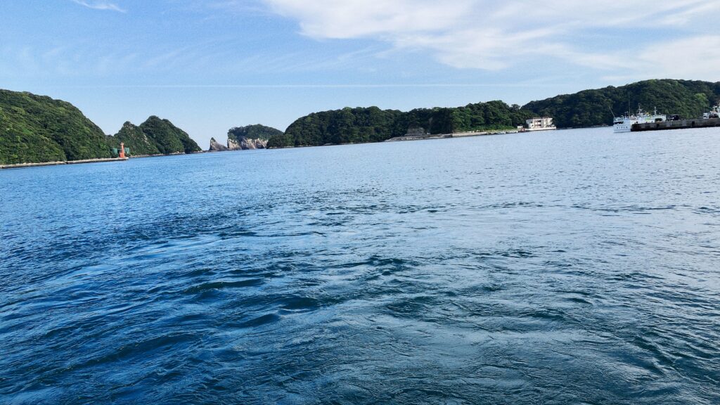 碧き島の宿　熊野別邸 中の島 船