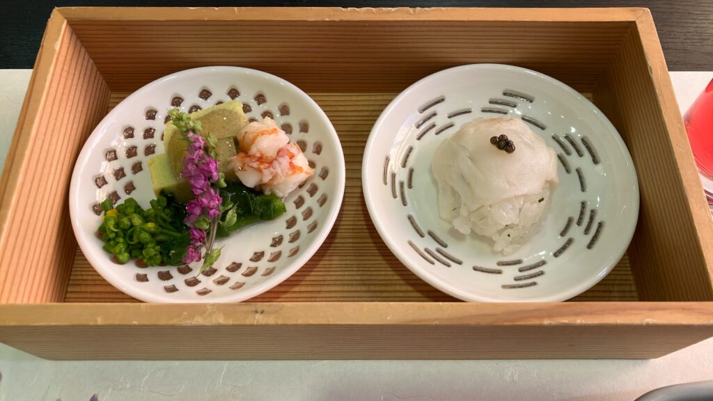 熊野別邸 中の島 夕食