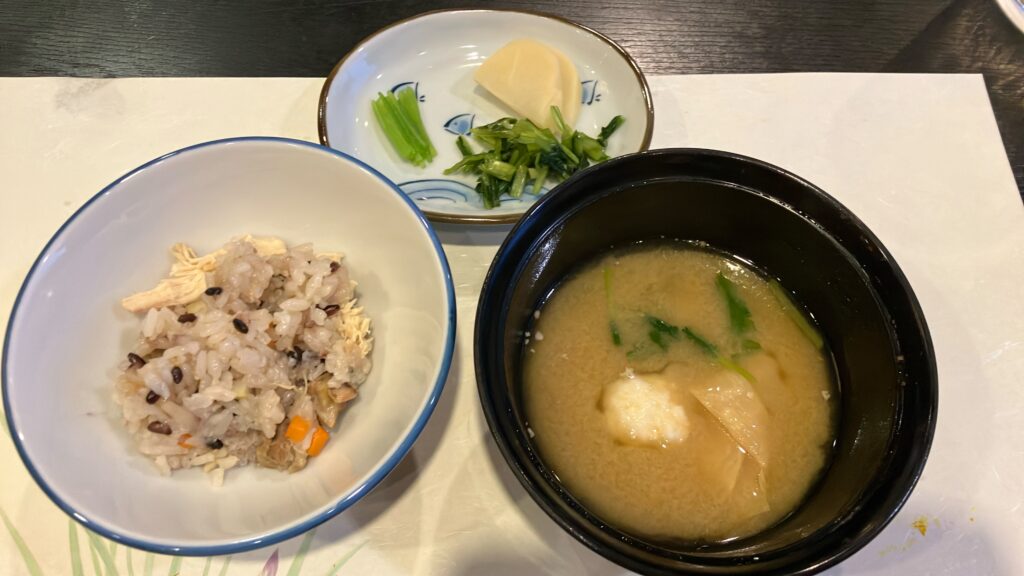 熊野別邸 中の島 夕食