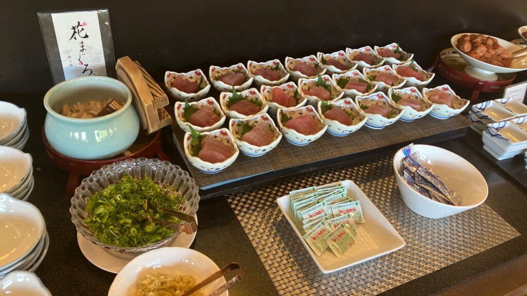 熊野別邸 中の島 朝食