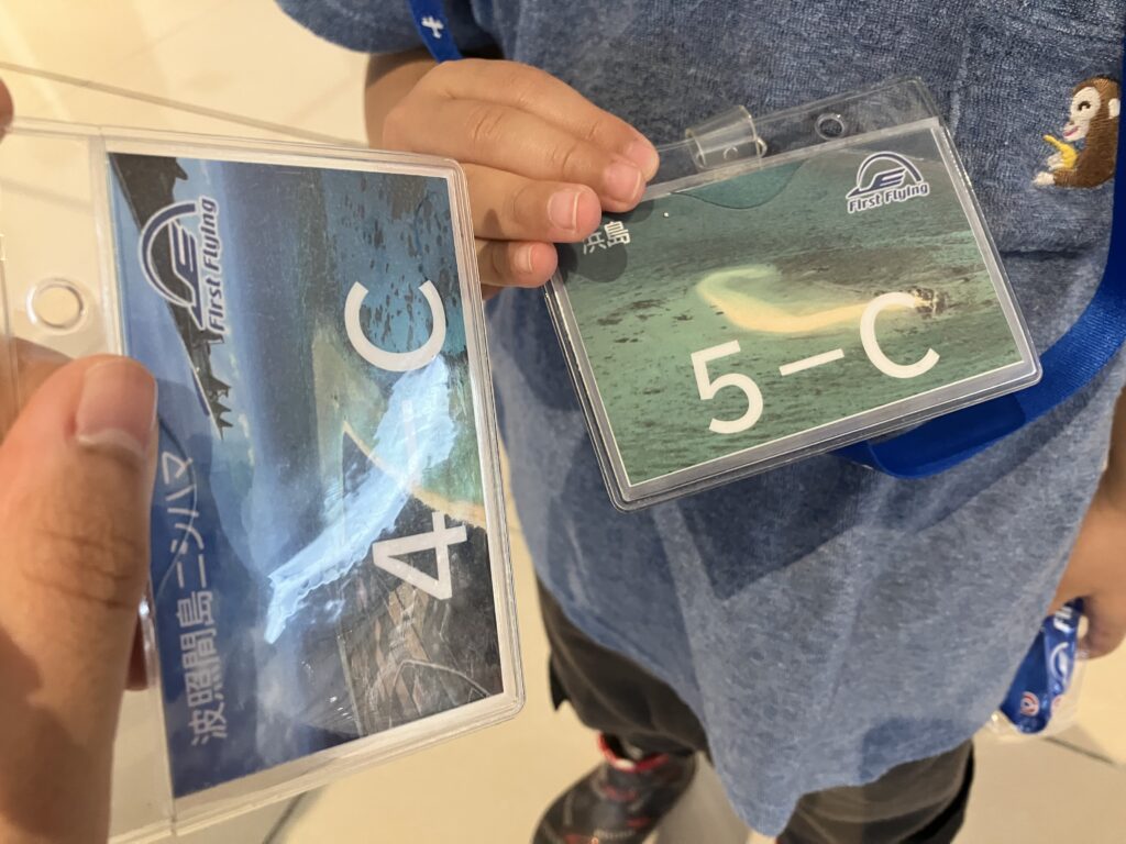 第一航空波照間便チェックイン