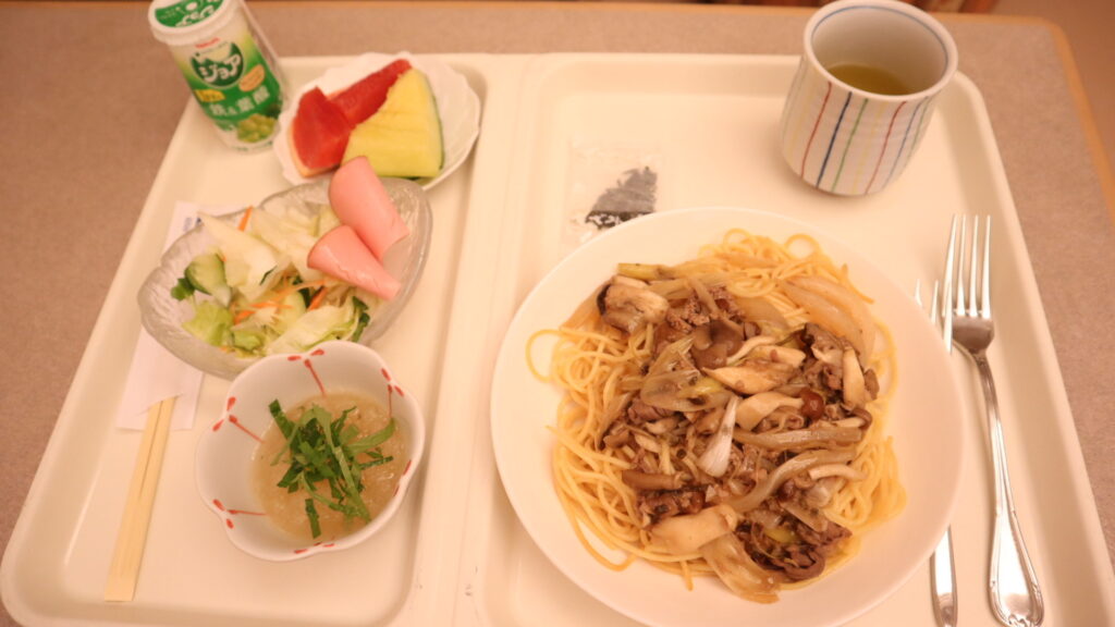 恵愛病院 前日入院 食事